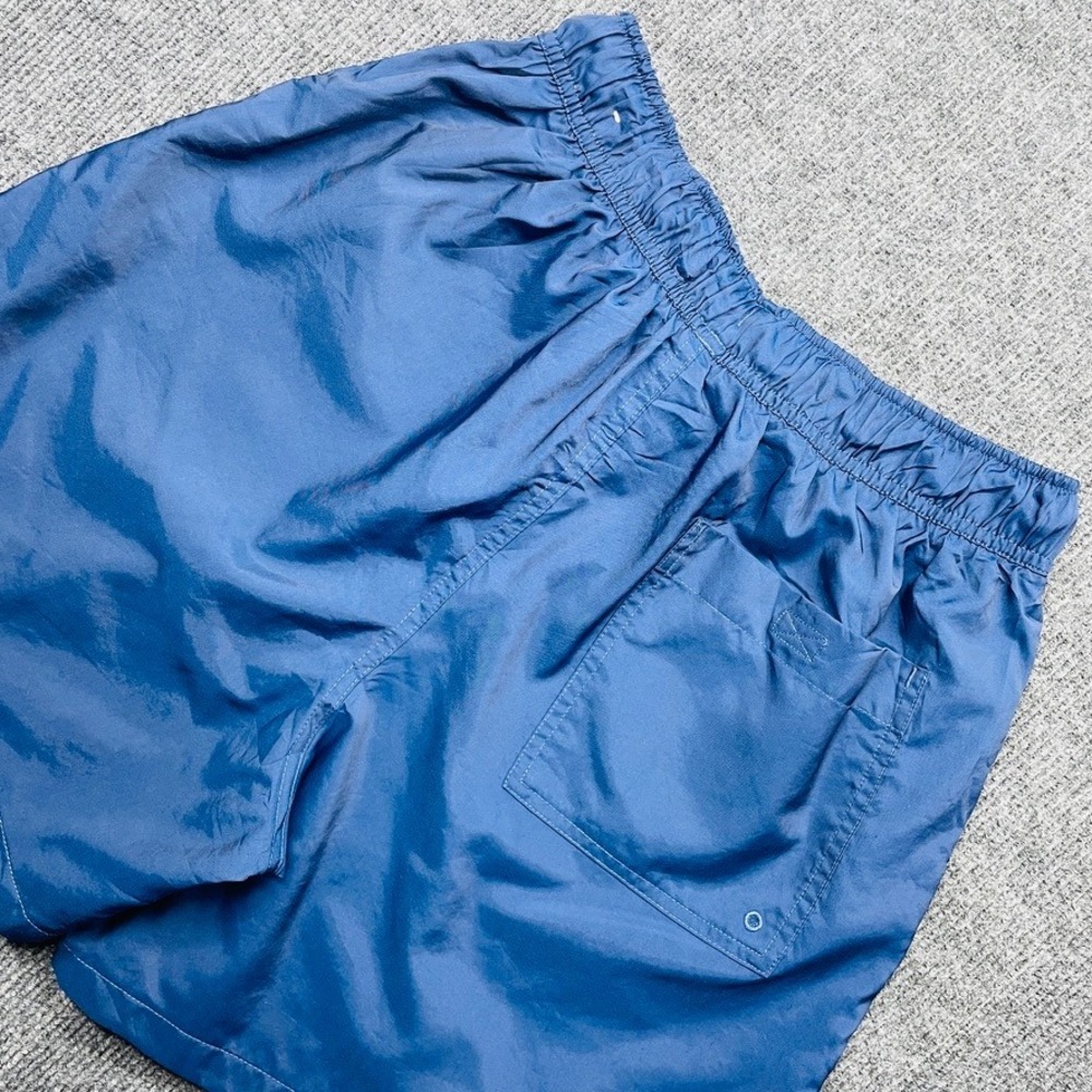 Nike Swim Trunks Navy Blue Medium Vintage Style 90s Streetwear Shorts